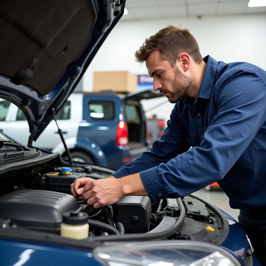 Car Service Before a Road Trip