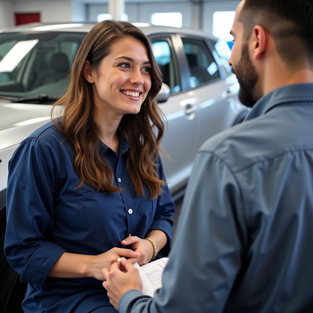 Customer Service at a Car Service Center in Cedar Grove, NJ