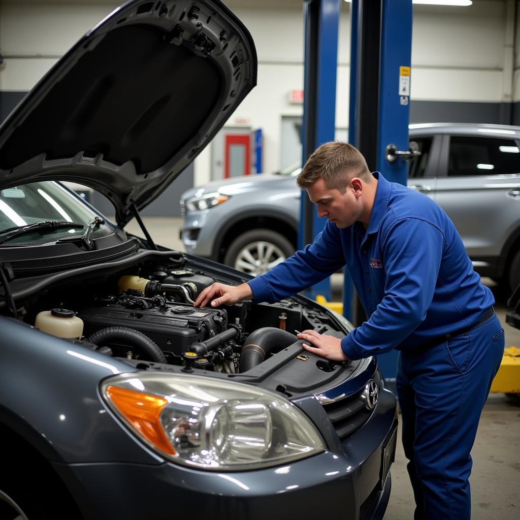 Car Service Garage Inspection in Grantham