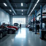 Modern Car Service Garage in Krakow