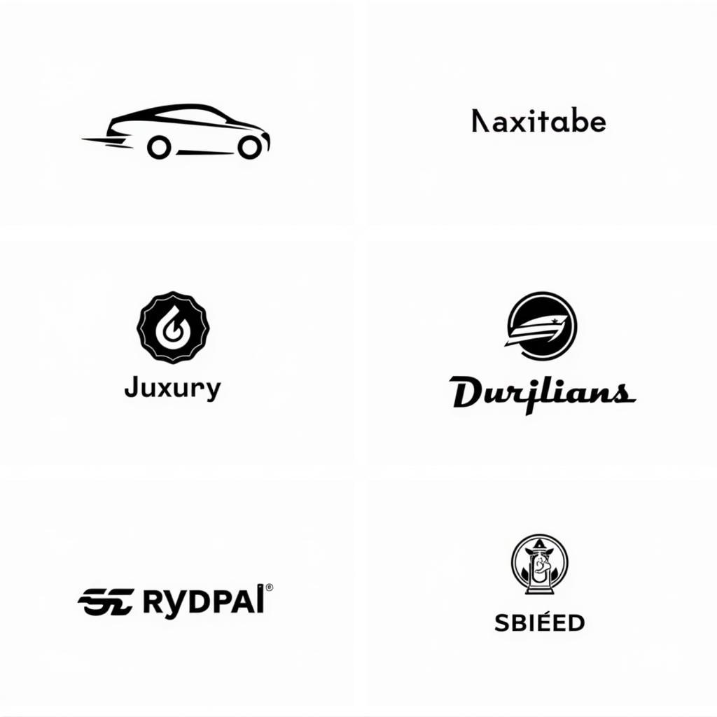 Different Car Service Logo Styles