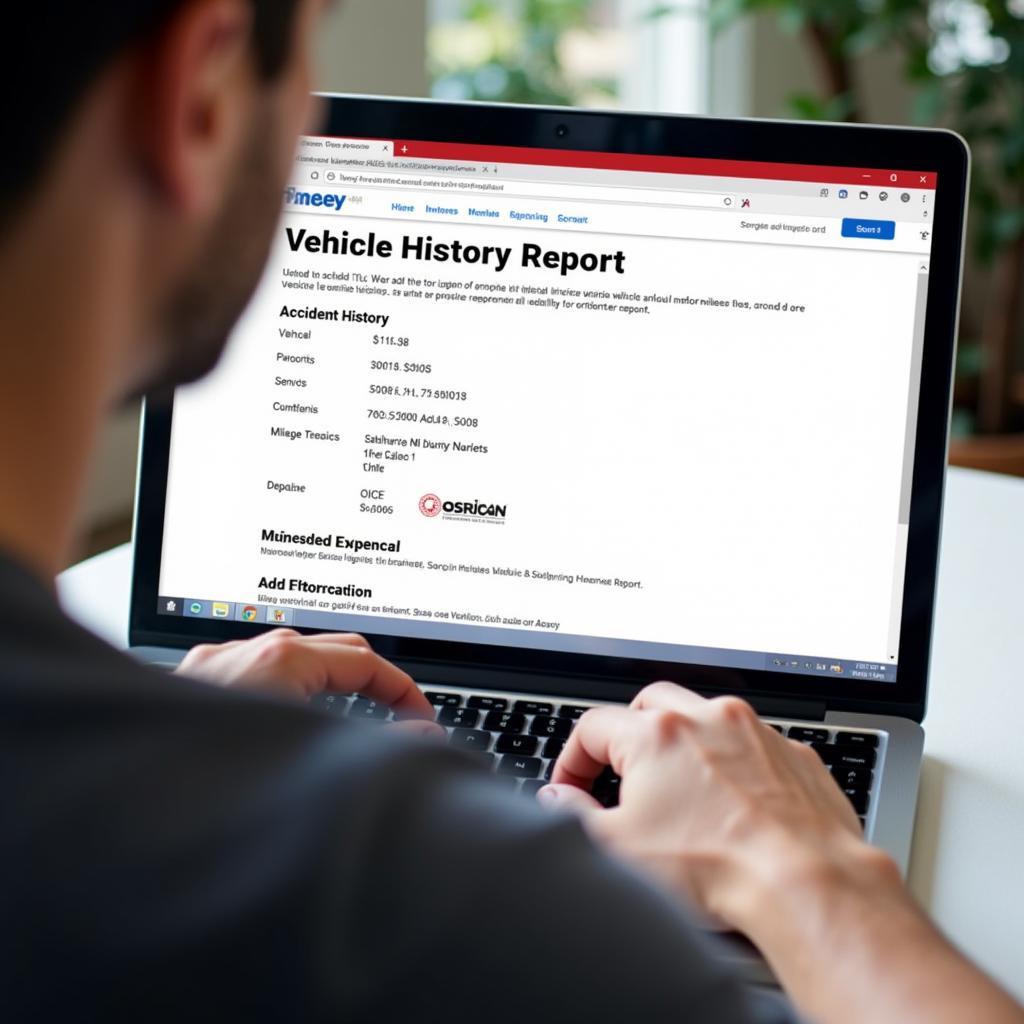 Checking Vehicle History Report Online