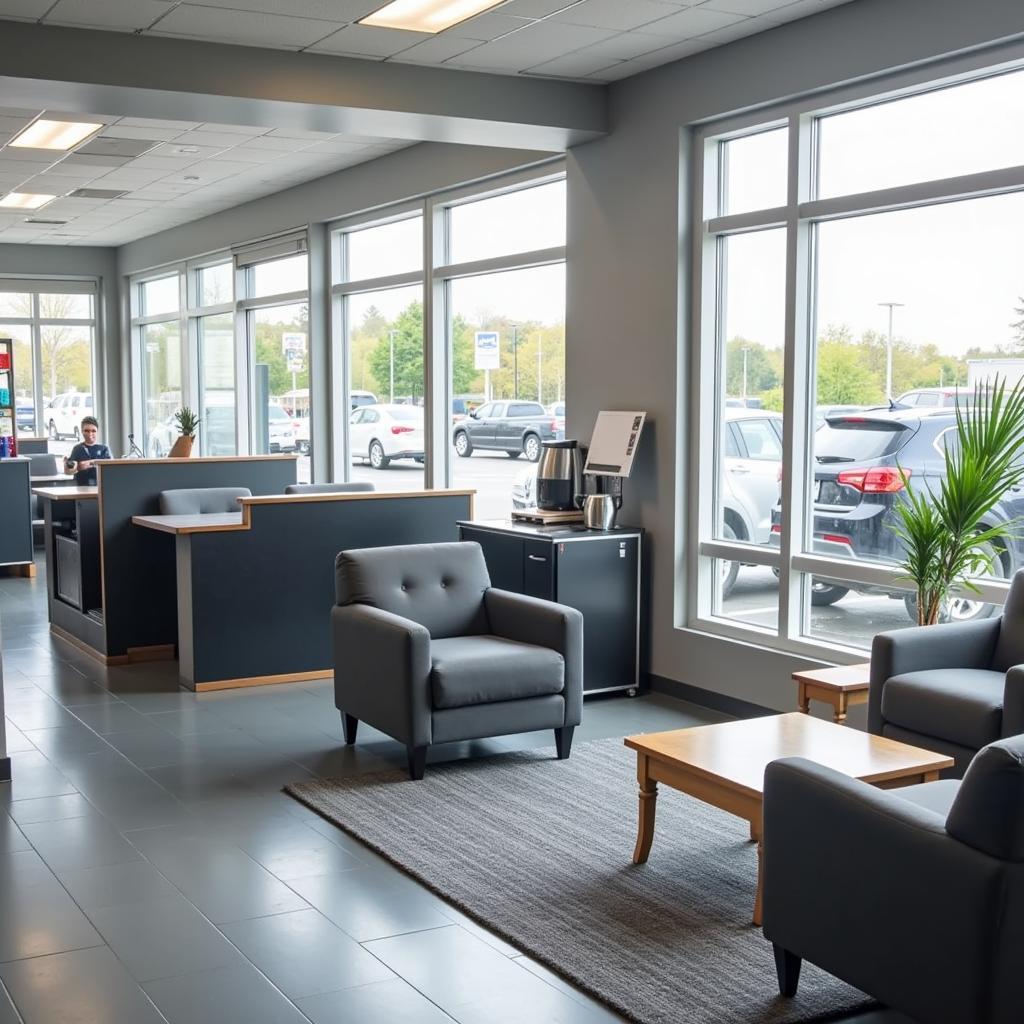 Comfortable Customer Waiting Area in Chelmsford Car Service