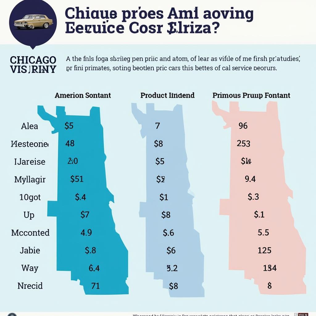 Chicago Car Service Price Comparison