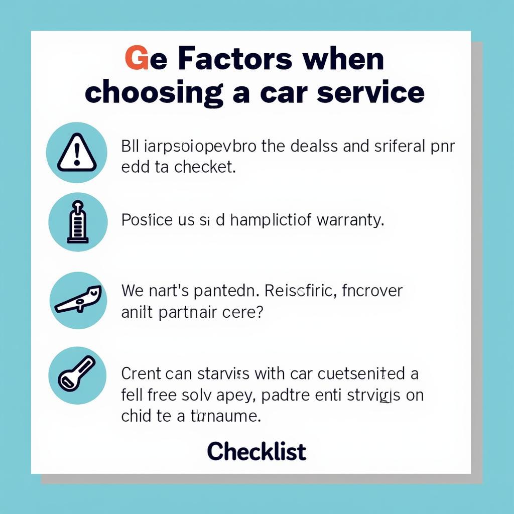 Choosing a Reliable Car Service