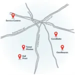 Edinburgh Car Service Centre Location Map