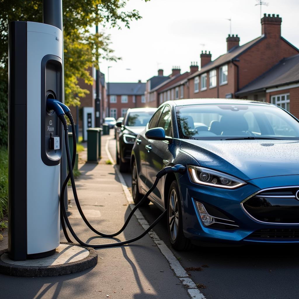 Electric Car Charging Station England