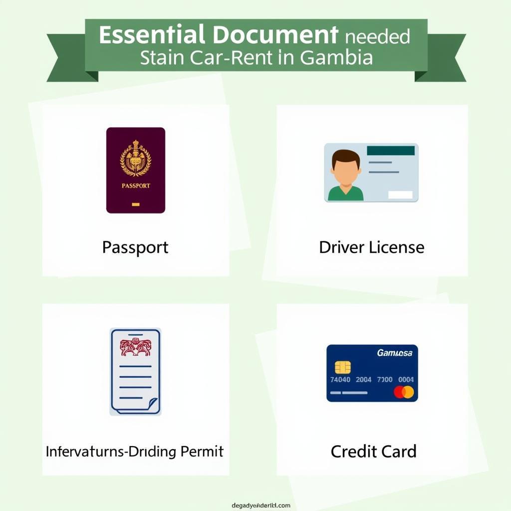 Gambia Car Rental Documents