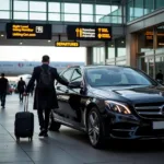 Car Arrival at Heathrow Airport