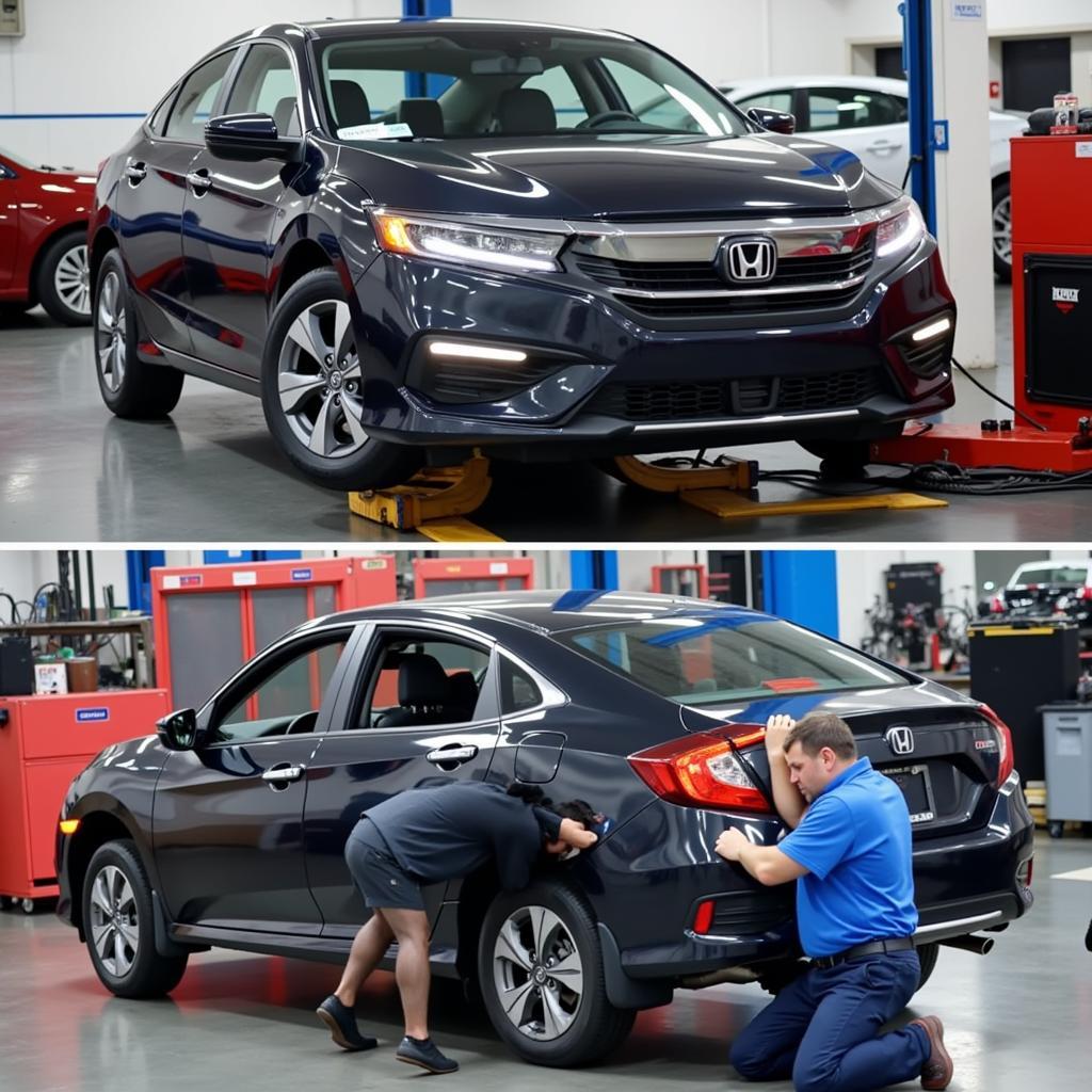 Honda Car Service Routine Maintenance