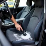 Deep Cleaning of Car Interior with Professional Tools