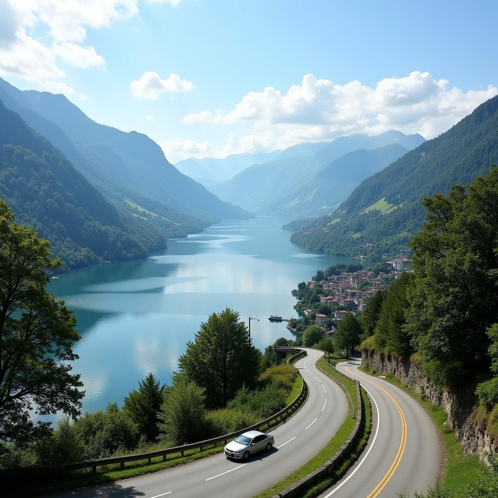 Lake Como Scenic Drive Private Car