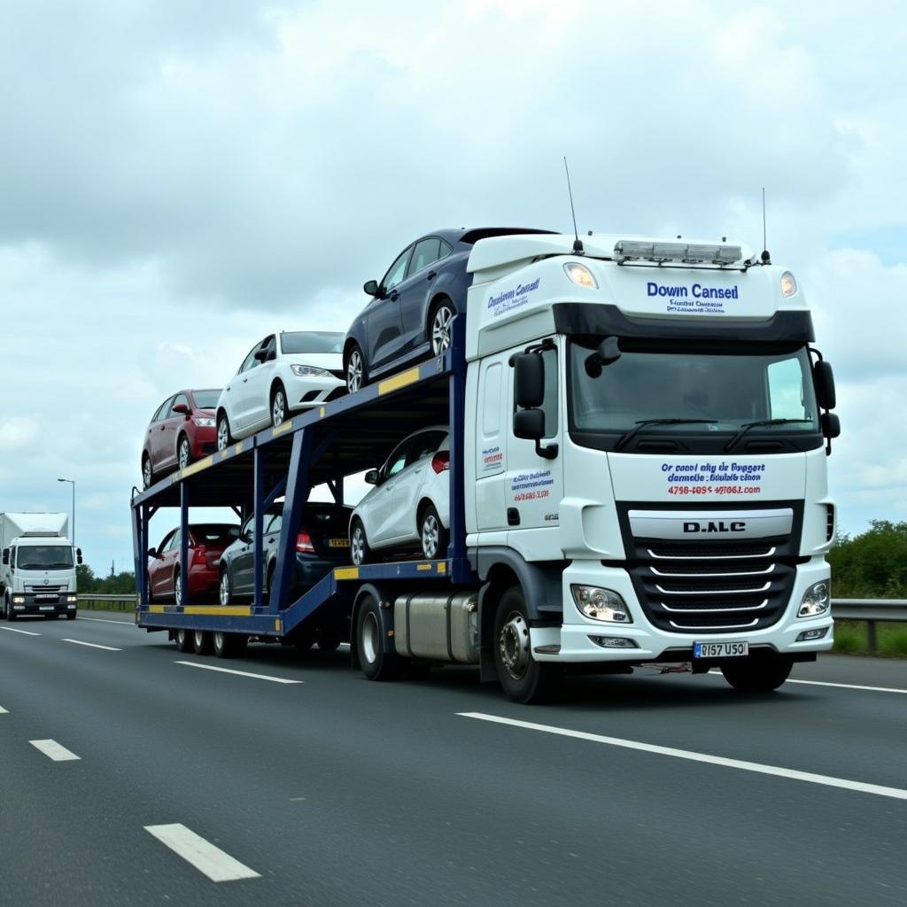 Liverpool Car Delivery Service Transporting a Vehicle