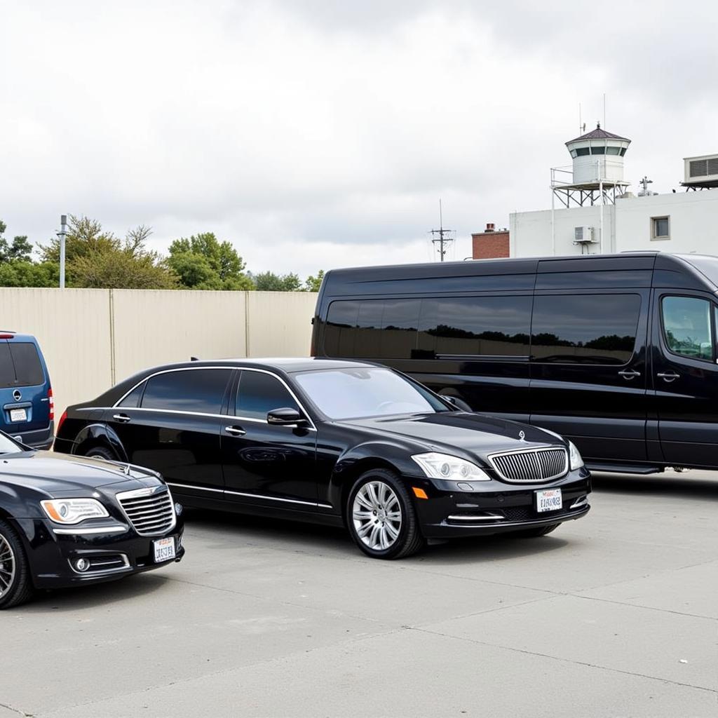 Los Angeles Car Service Options: A variety of vehicles available for different needs.