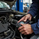 Mechanic Checking Car in Killeen