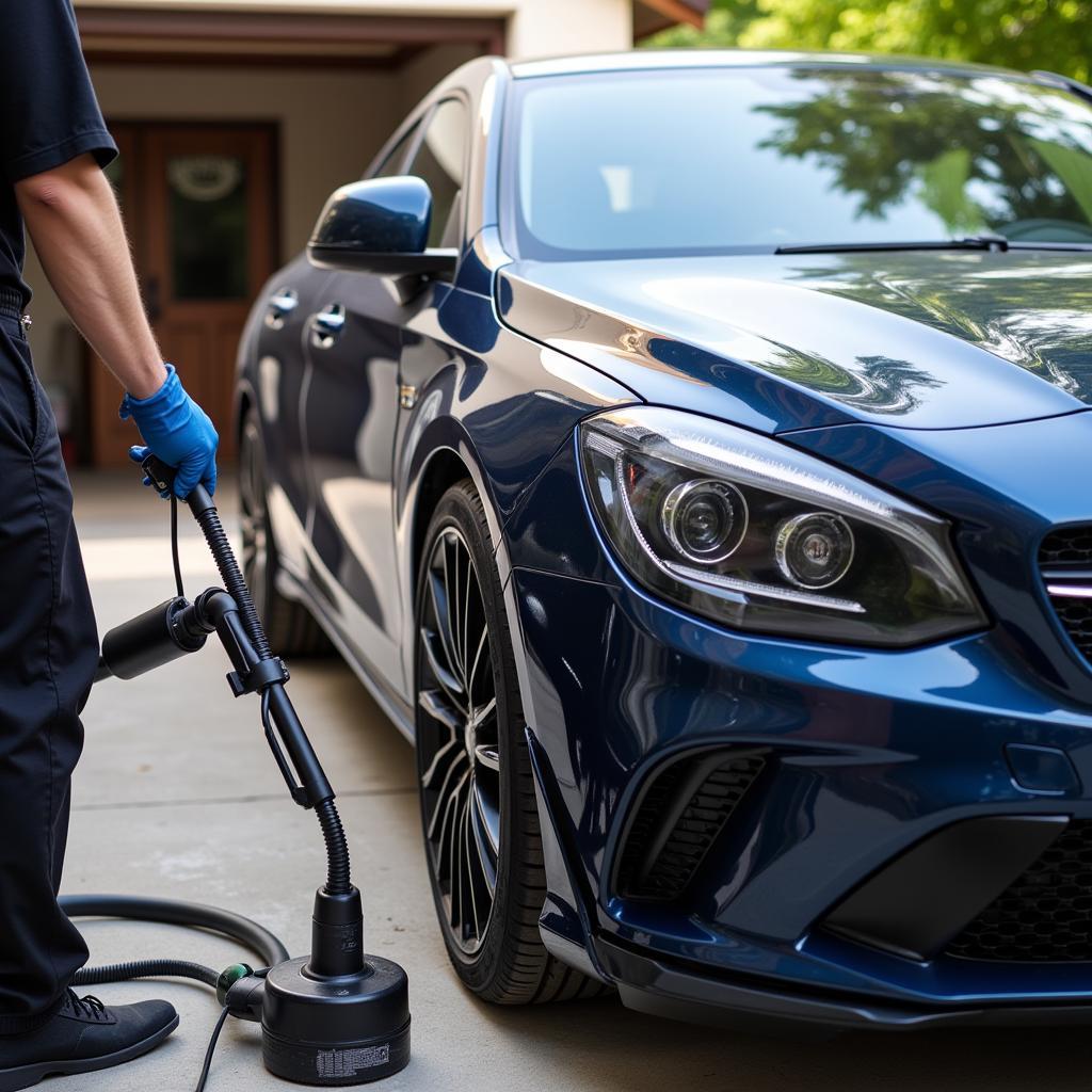 Mobile car detailing service