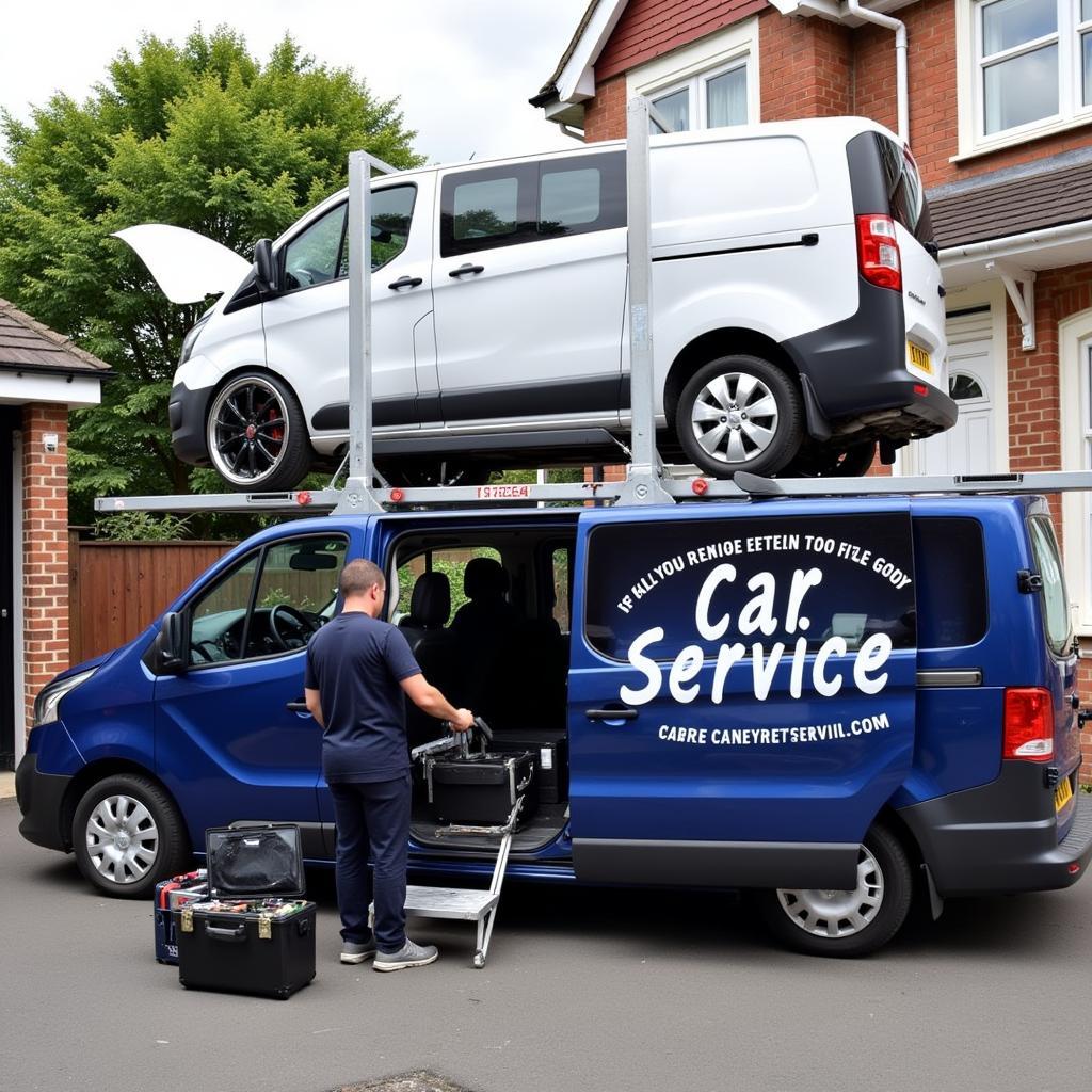 Mobile Car Lift Service in London