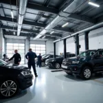 Modern Car Service Garage in North London