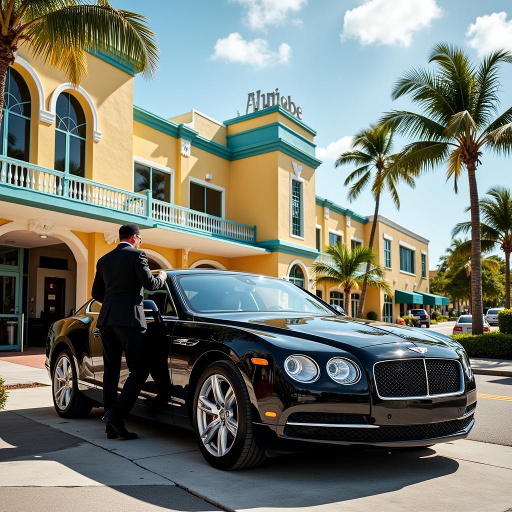 Luxury Car Service Arriving in South Beach