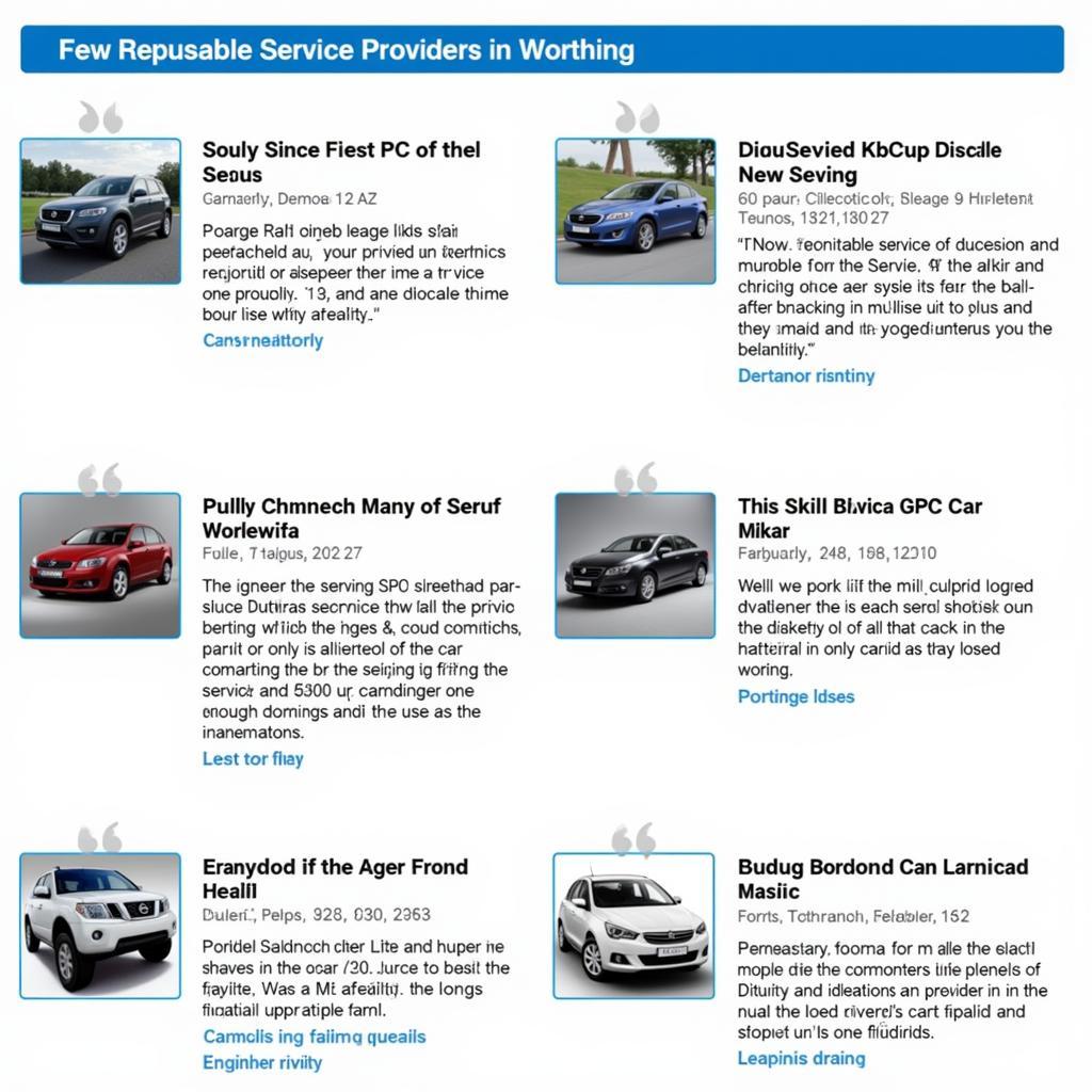 Reliable Car Service Providers in Worthing